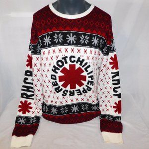 The Red Hot Chili Peppers Men XL Christmas Sweater